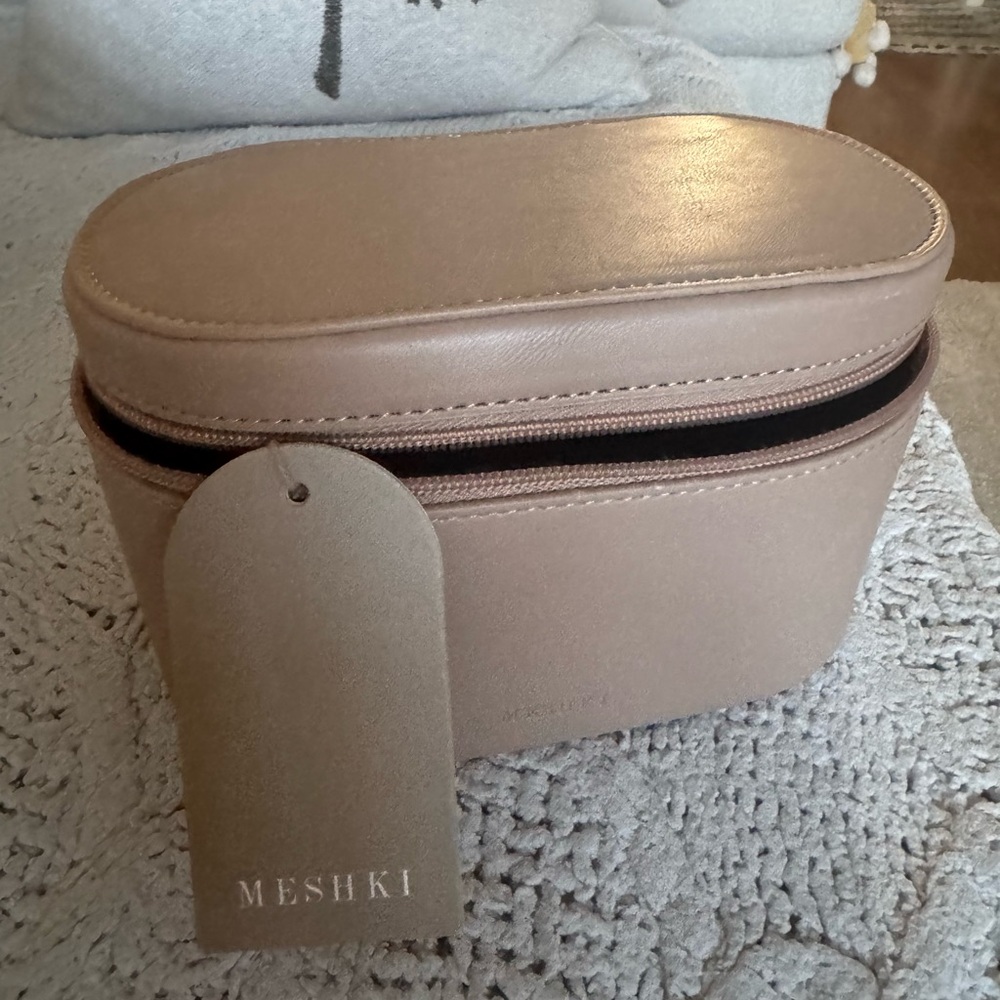 Meshki Beige Travel Pouch